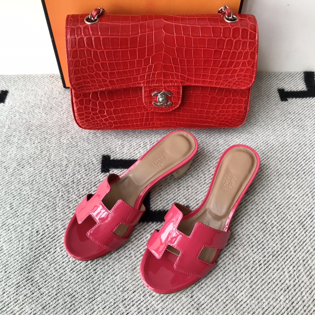 에르메스 올수공 오아시스 슬리퍼 샌들 페이던트 13